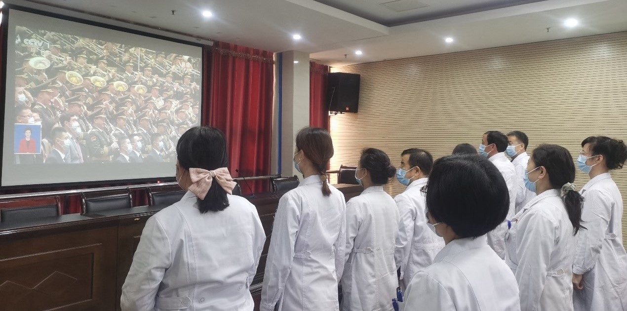 徐州市康复医院党委组织党员干部集中收看党的二十大开幕盛况